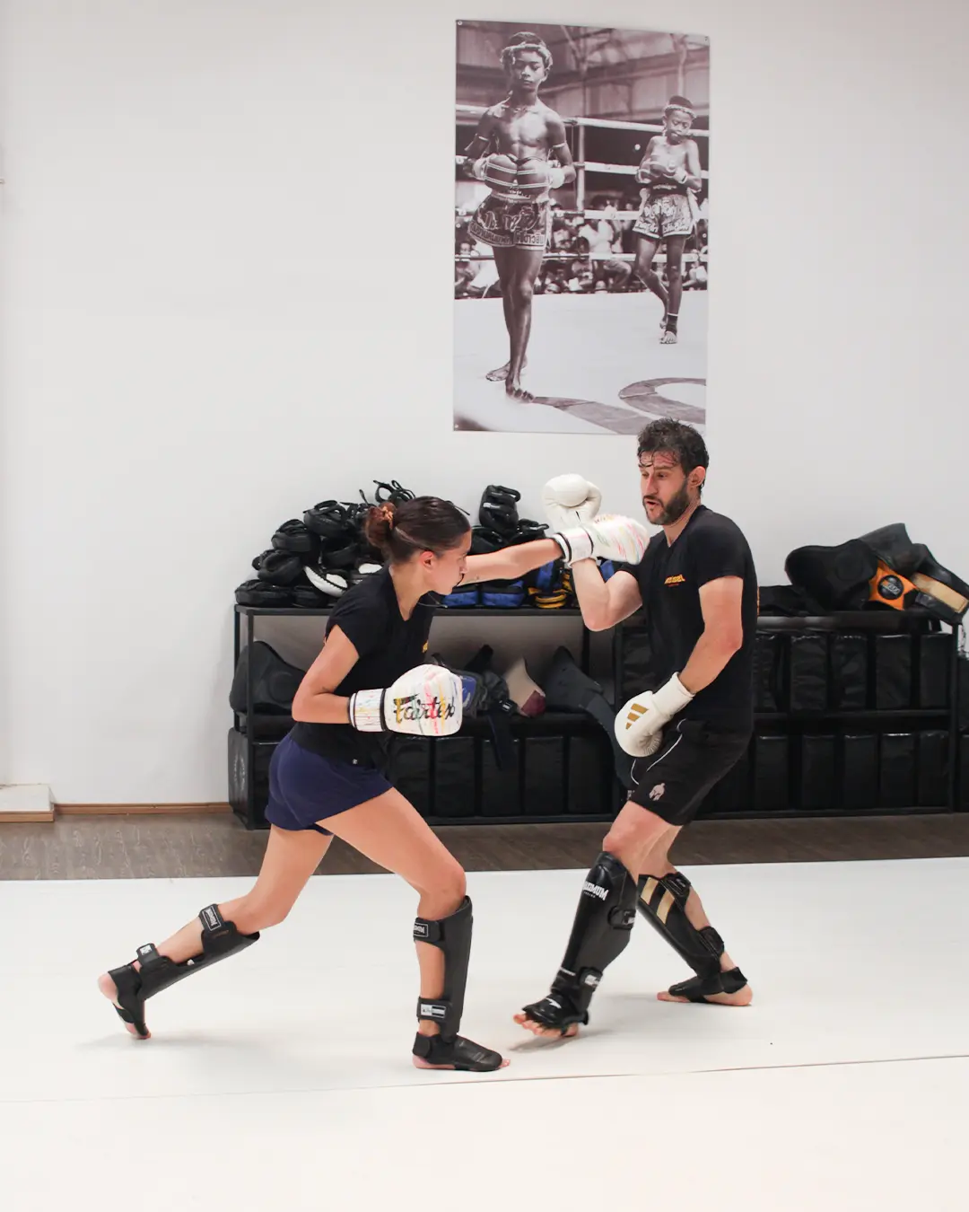 Treino de Muay Thai na Keisei